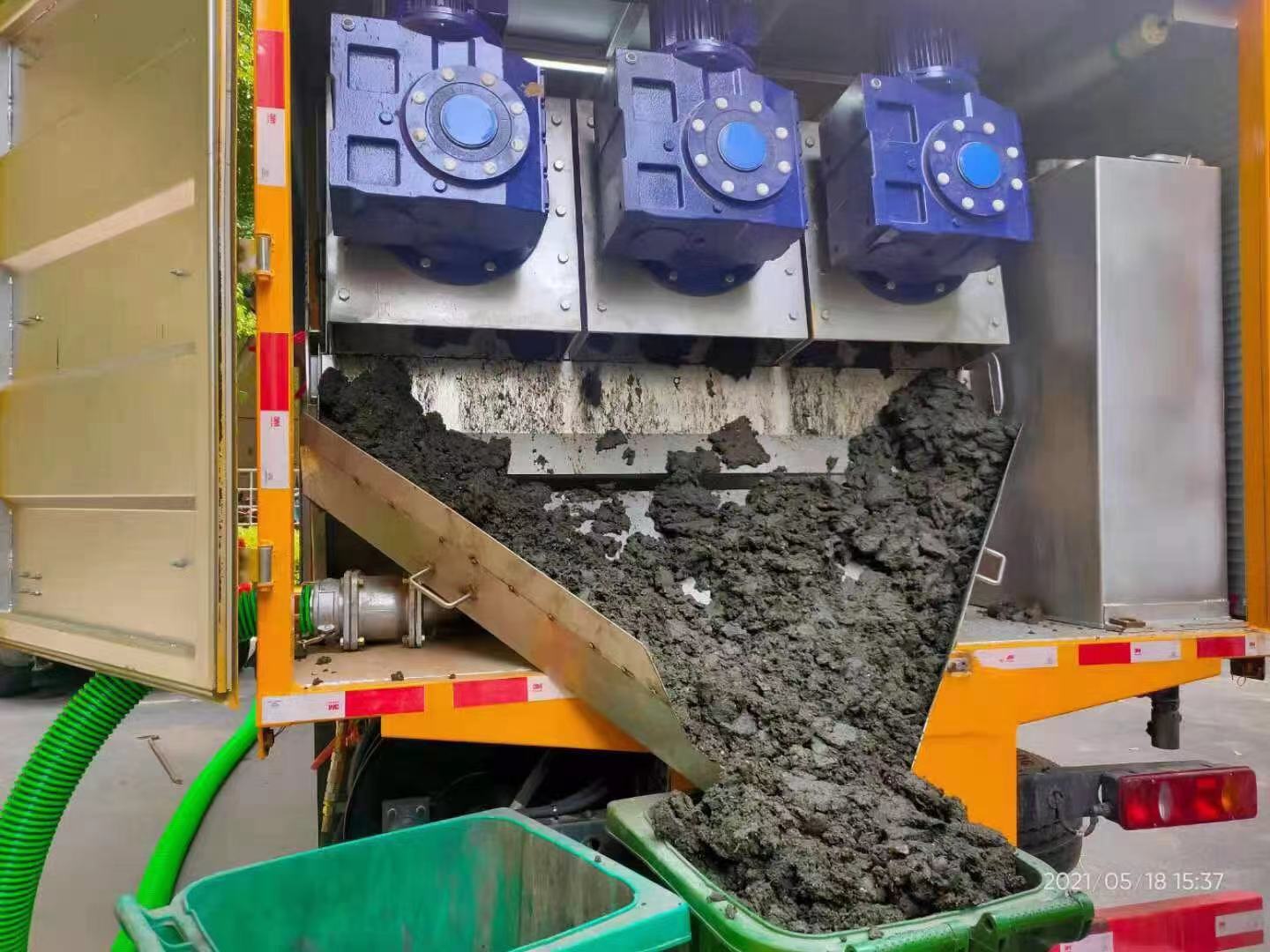 农安化粪池清掏城市维护站-泥浆净化干湿分离处理